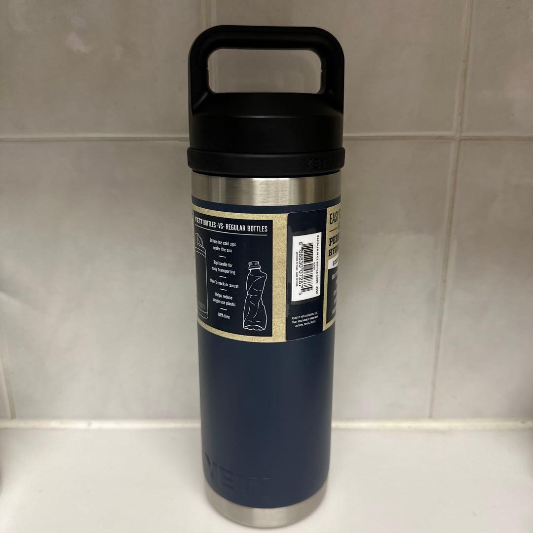 YETI Rambler 18 oz Bottle ネイビー