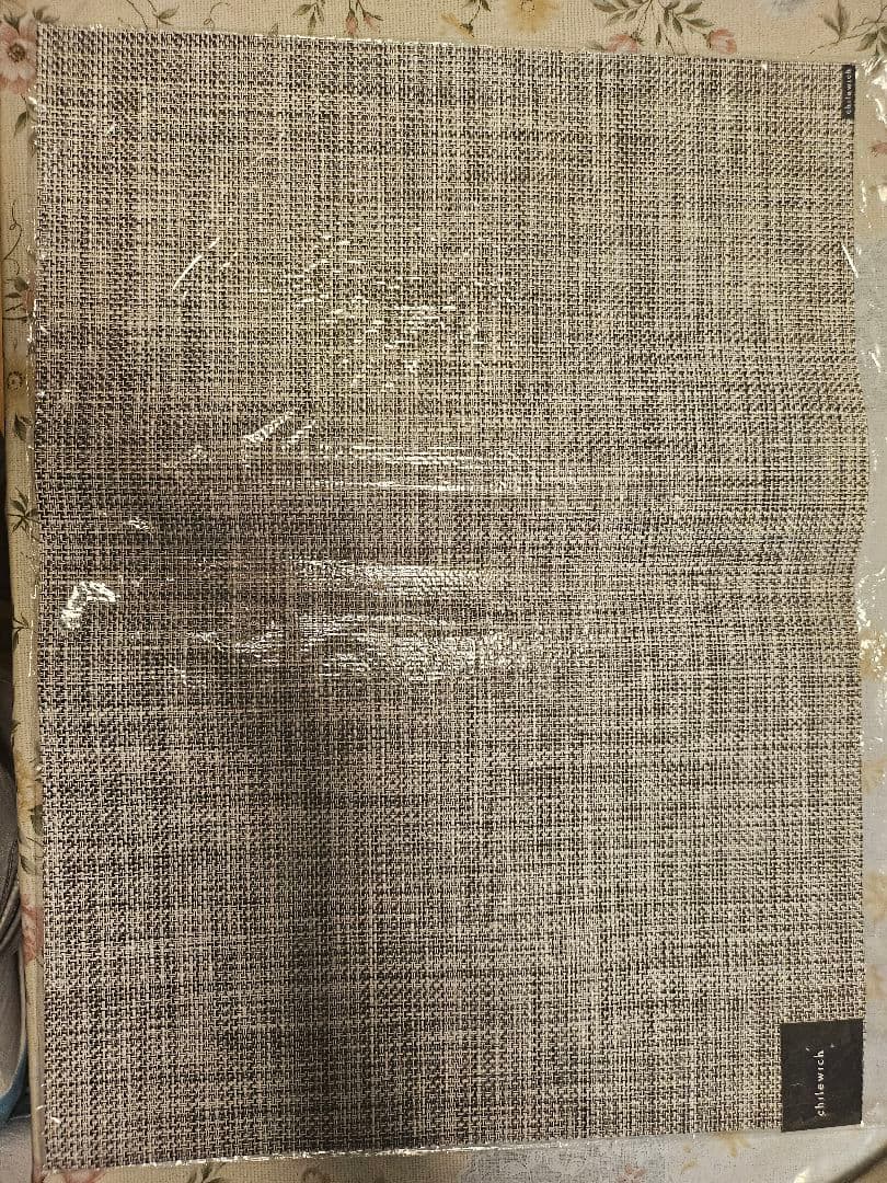 Chilewich4枚 Mini Basketweave36×48 GRAVEL