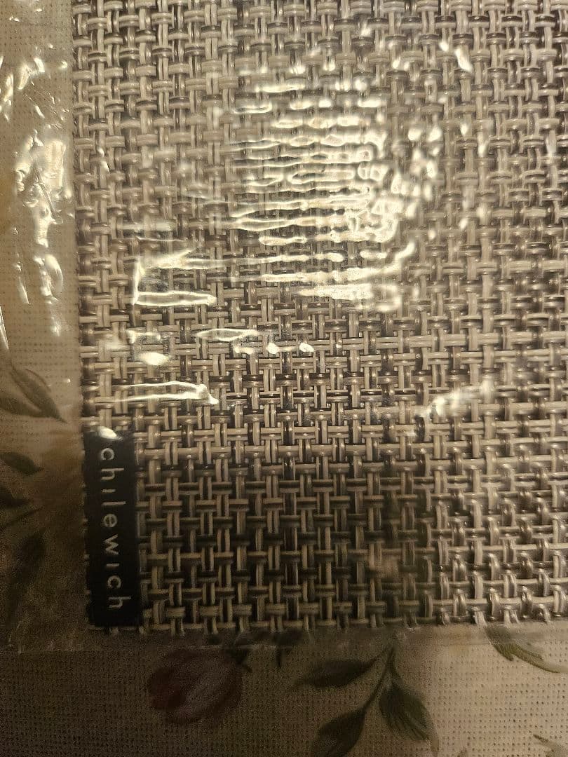 Chilewich4枚 Mini Basketweave36×48 GRAVEL