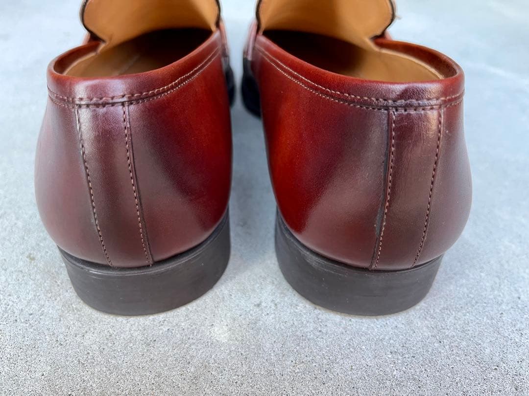 未使用品　マグナーニ　ローファー　スリッポン　40 ブラウン　パディーヌ　革靴