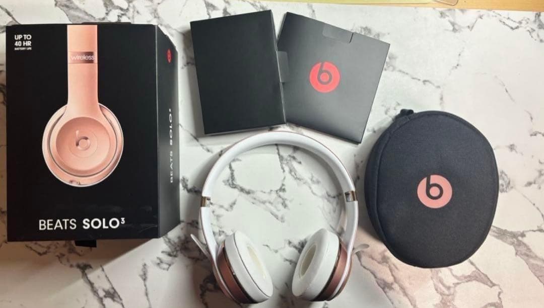 アップル　ビーツ　Beats by Dr.Dre　ローズゴールド　ヘッドホン