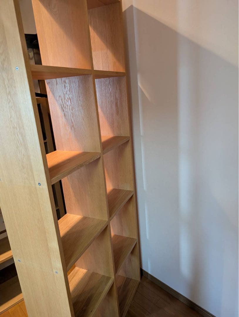 【送料込】無印良品 Muji オーク スタッキングシェルフ 木製棚家具