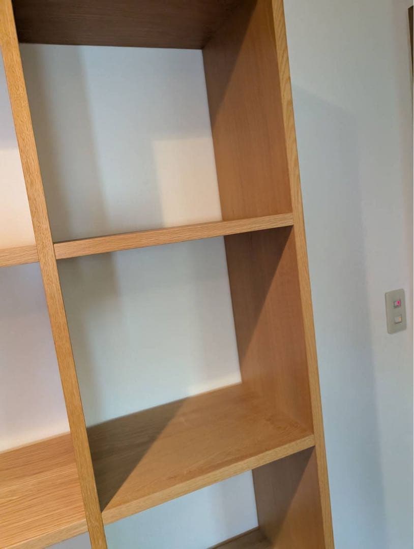 【送料込】無印良品 Muji オーク スタッキングシェルフ 木製棚家具