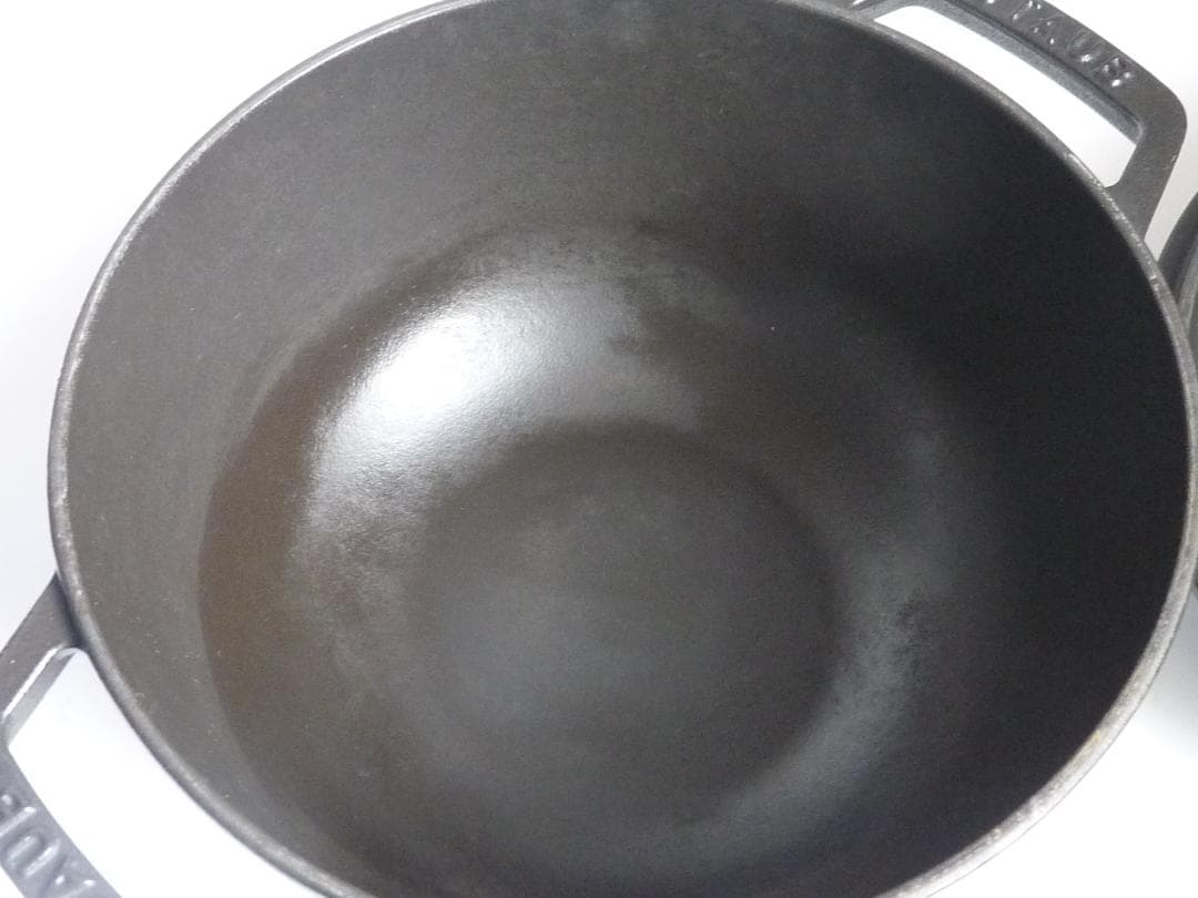 STAUB WA-NABE 20cm 鋳鉄 両手鍋 黒