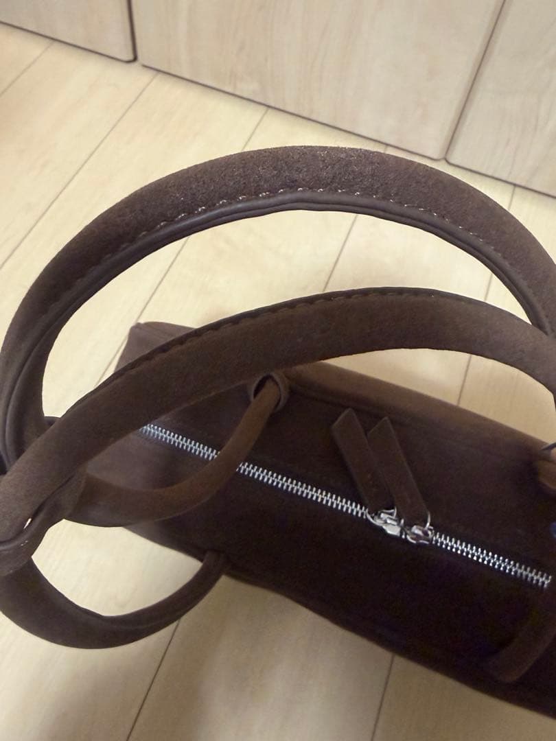 anuke Ecoleather Boston Bag ブラウン