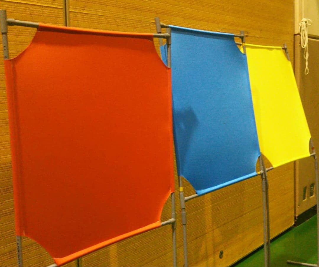 青 型押しクロコダイル BIGサイズ 角度が変えられる壁打ち無音布(むおんふ