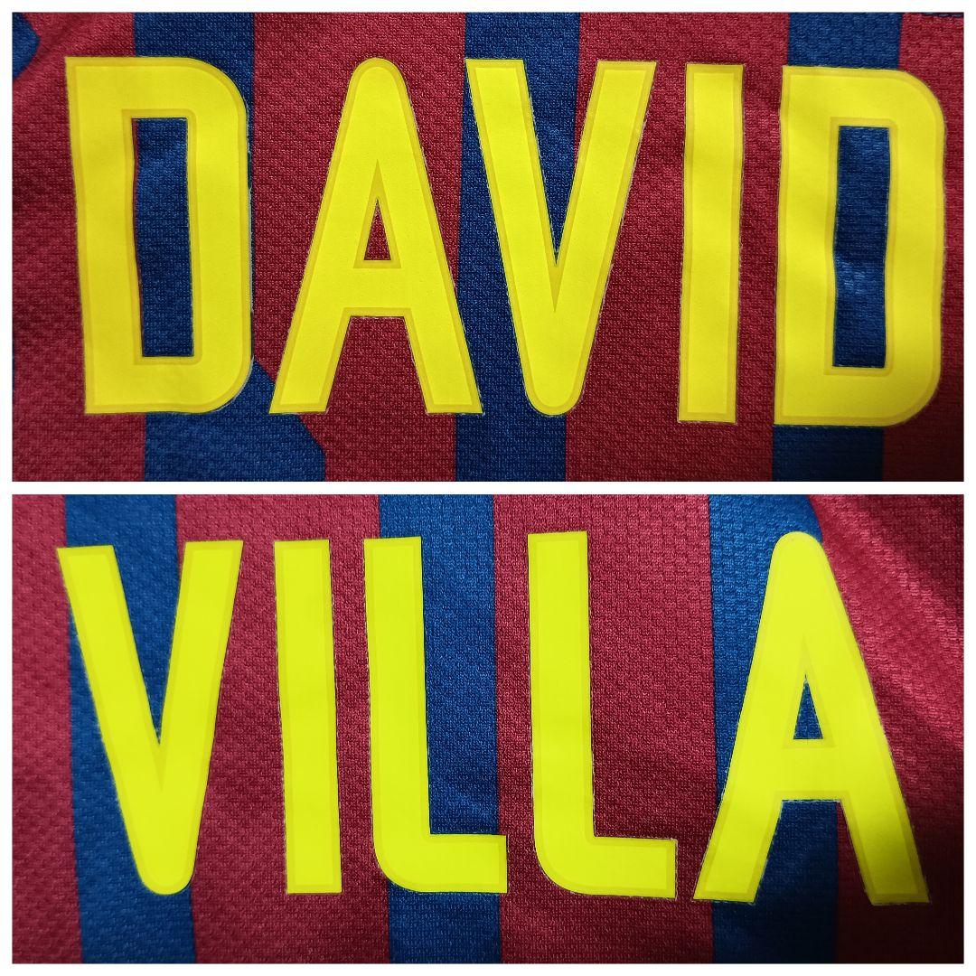 ナイキ バルセロナ ダビド・ビジャ #7 ユニフォーム 11/12ホーム M