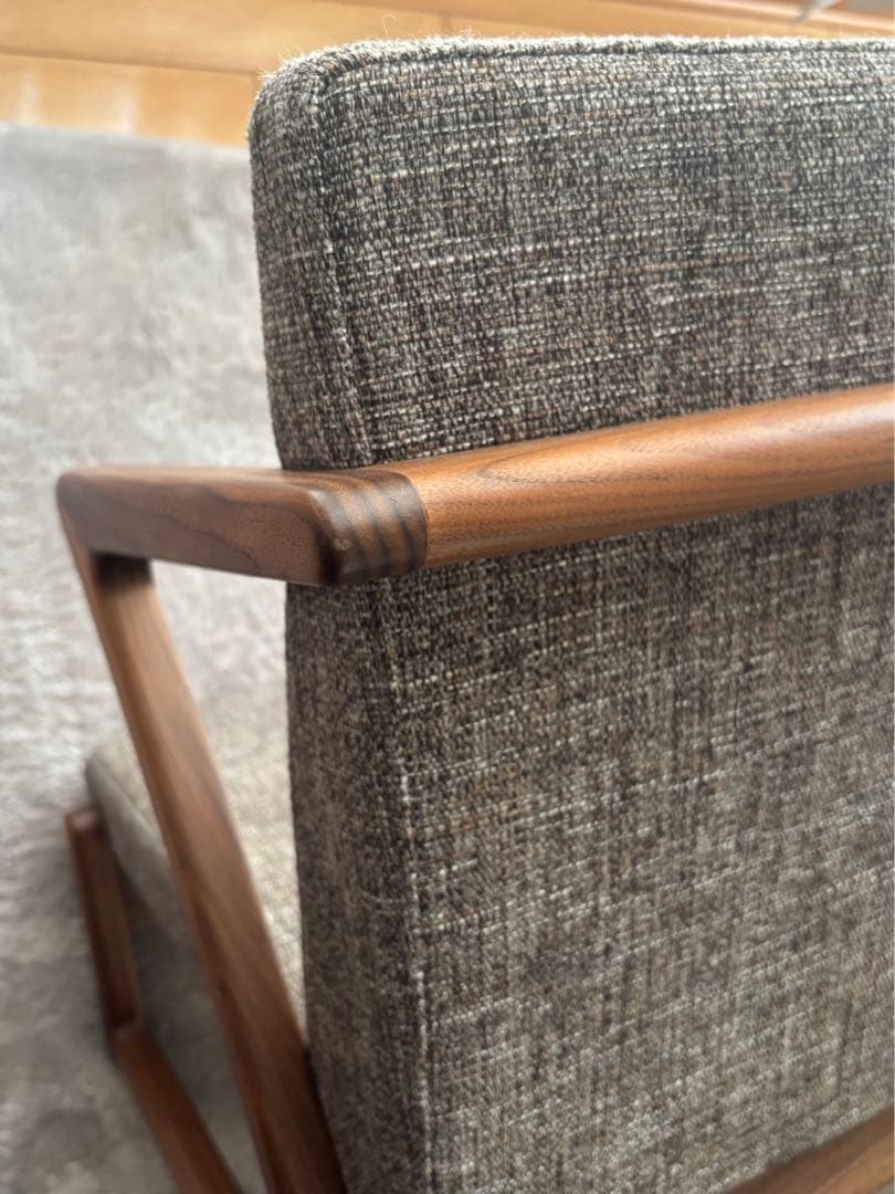 カンナ ローチェア ウォールナット　リアルスタイル　中古