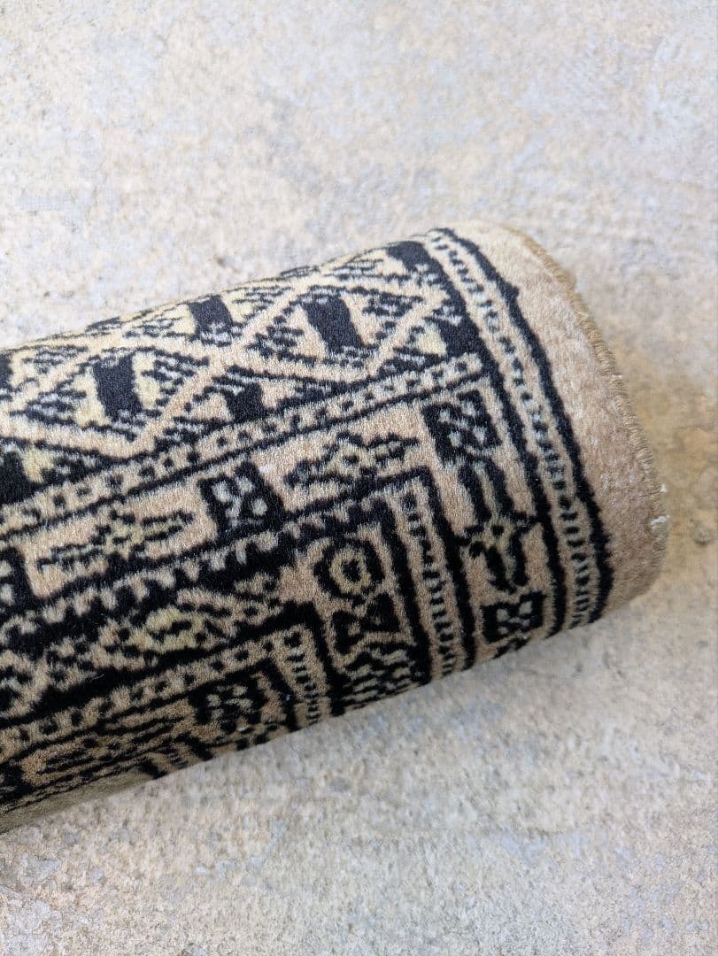 ヴィンテージ ラグ 絨毯 幾何学模様 ウールラグ