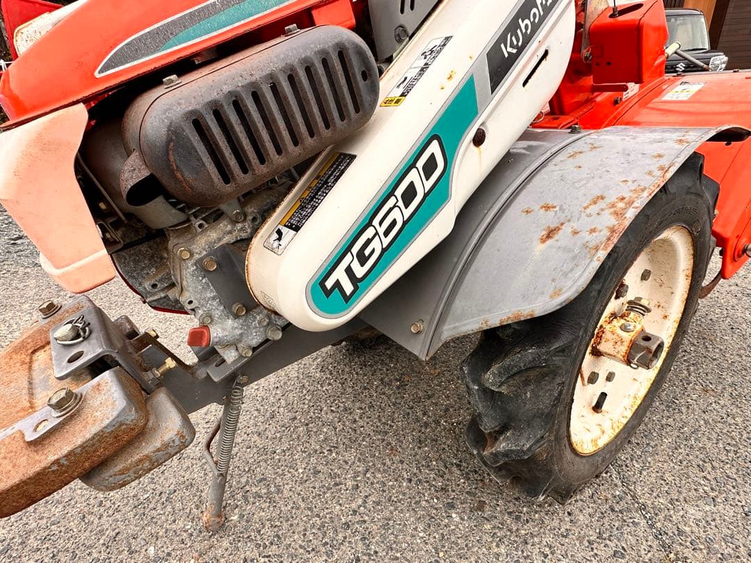 ［兵庫］［引取限定］クボタ　TG600 管理機　耕運機　歩行型トラクター