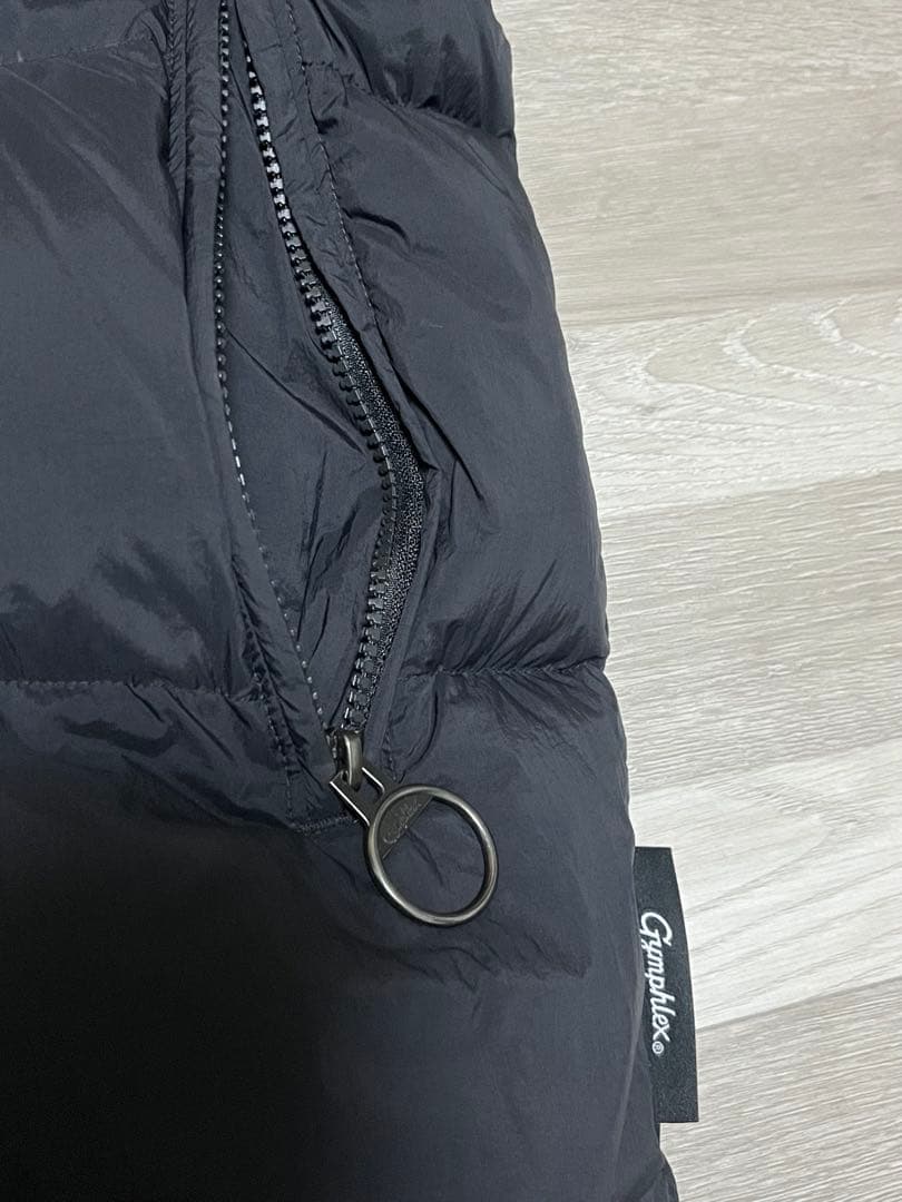 【極美品 最終お値下げ】 Gymphlex ブラック ダウンジャケット Lサイズ