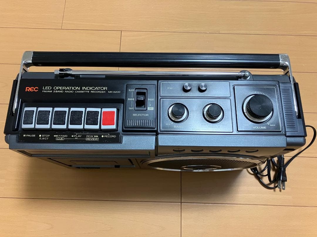 サンヨー ラジオカセットレコーダー MR6200 RECコアキシャル20ラジカセ