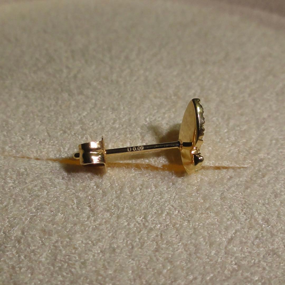 【新品未使用】アーカー AHKAH パピヨンブリリアンパヴェピアス