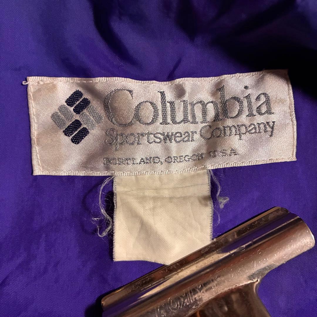 90s Columbia コロンビア ヴィンテージ ナイロンジャケット刺繍