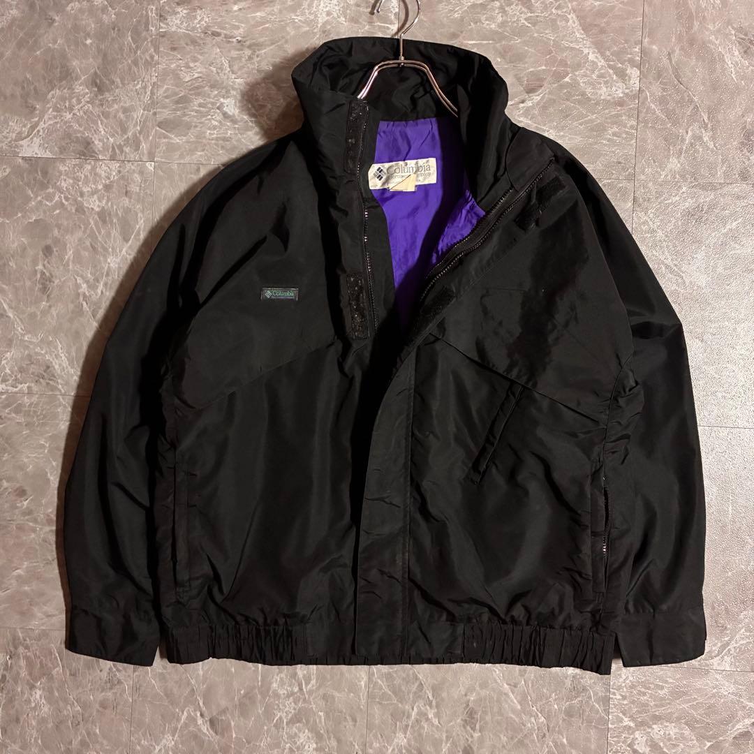 90s Columbia コロンビア ヴィンテージ ナイロンジャケット刺繍