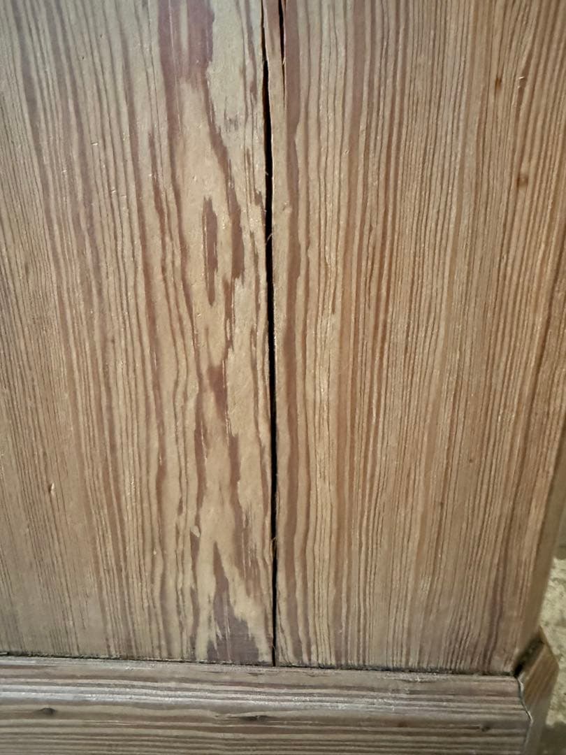 ビンテージ ドロワーナイトテーブル ドロワーベッドサイドテーブル　剥離