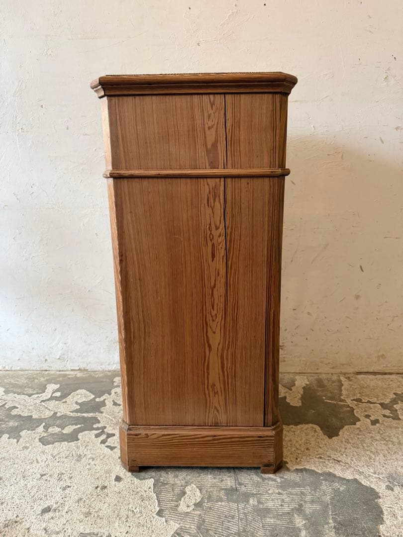 ビンテージ ドロワーナイトテーブル ドロワーベッドサイドテーブル　剥離