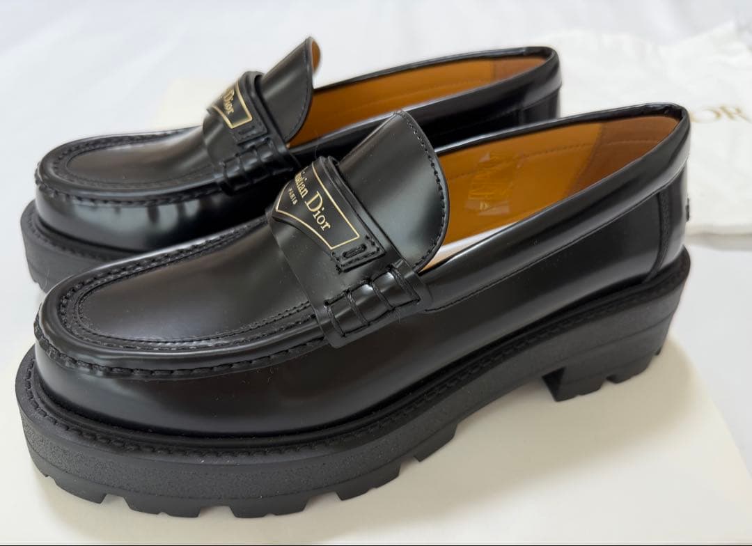 Dior Boy ディオール ボーイ プラットフォームローファー 37