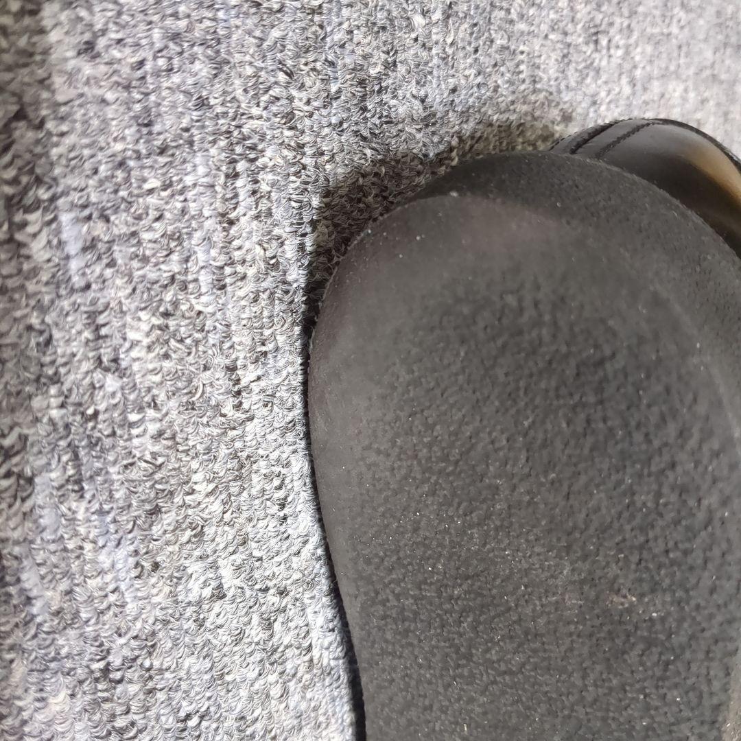 黒 レザーシューズ ポストマン