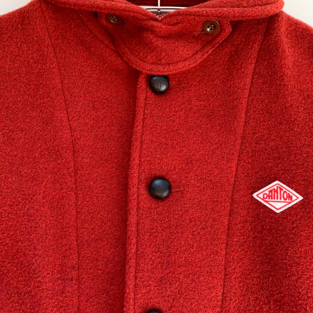 1/31まで値下げ美品DANTONダントンウールモッサ丸襟XL 希少44サイズ