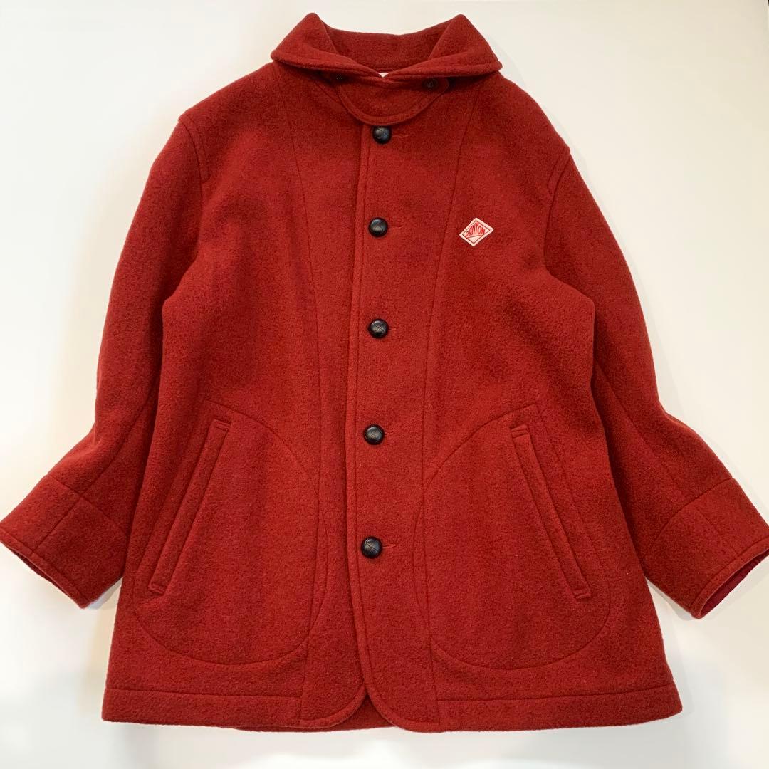 1/31まで値下げ美品DANTONダントンウールモッサ丸襟XL 希少44サイズ