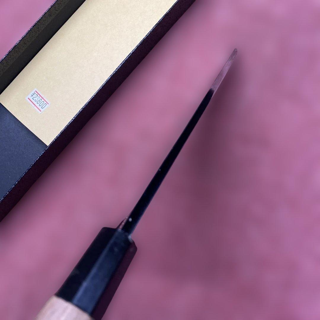 青二鋼　薄出刃包丁　165㎜ 5.5寸