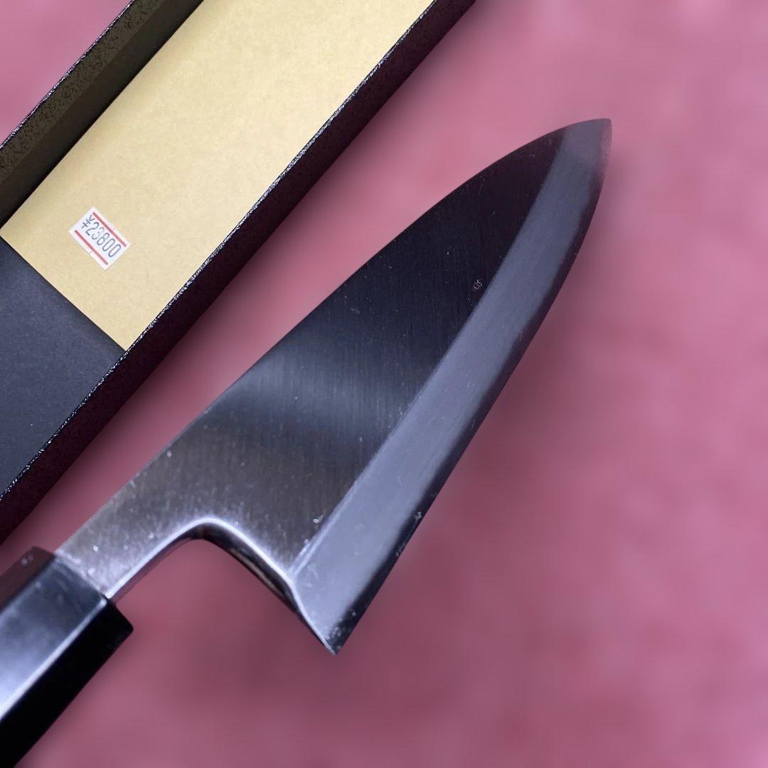 青二鋼　薄出刃包丁　165㎜ 5.5寸