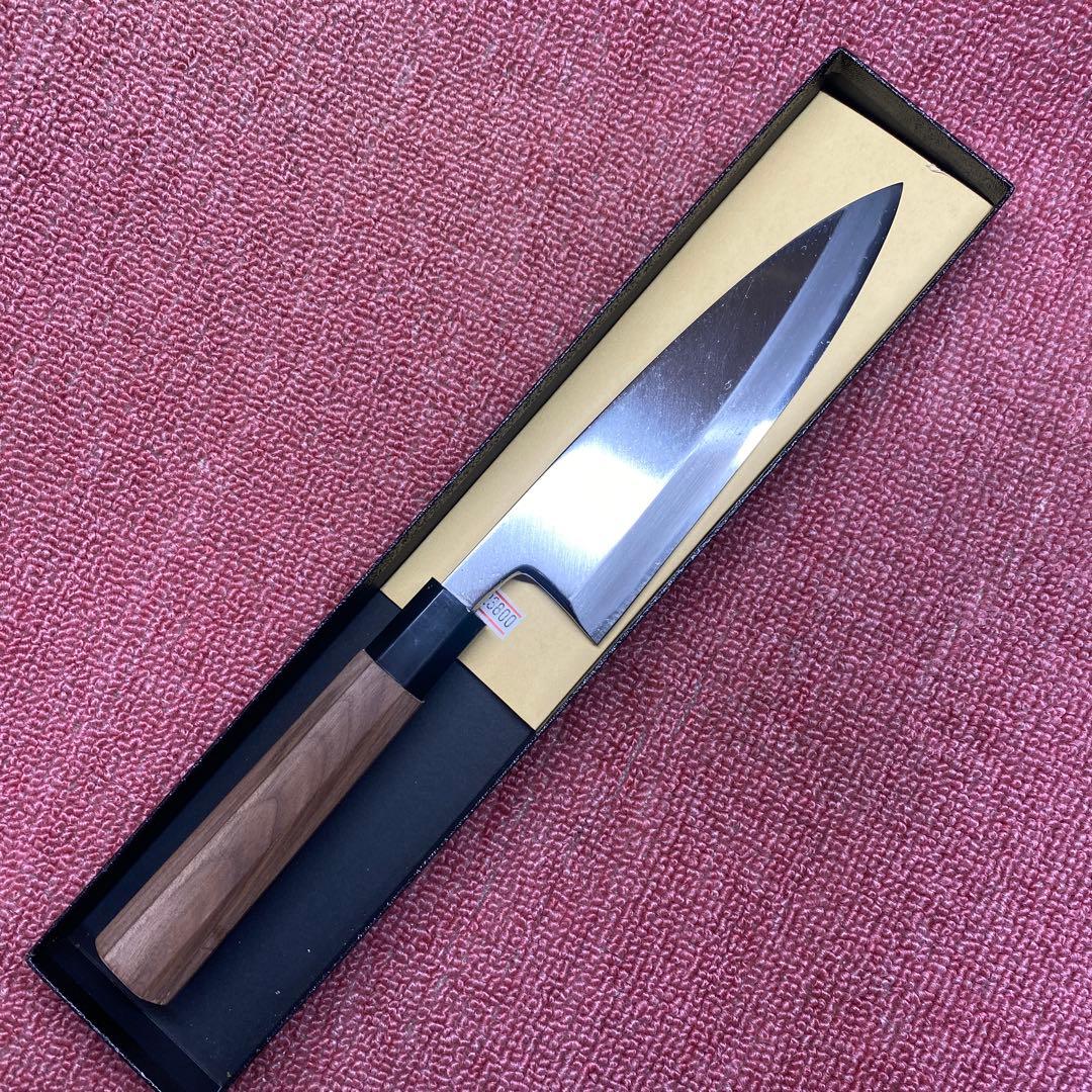 青二鋼　薄出刃包丁　165㎜ 5.5寸