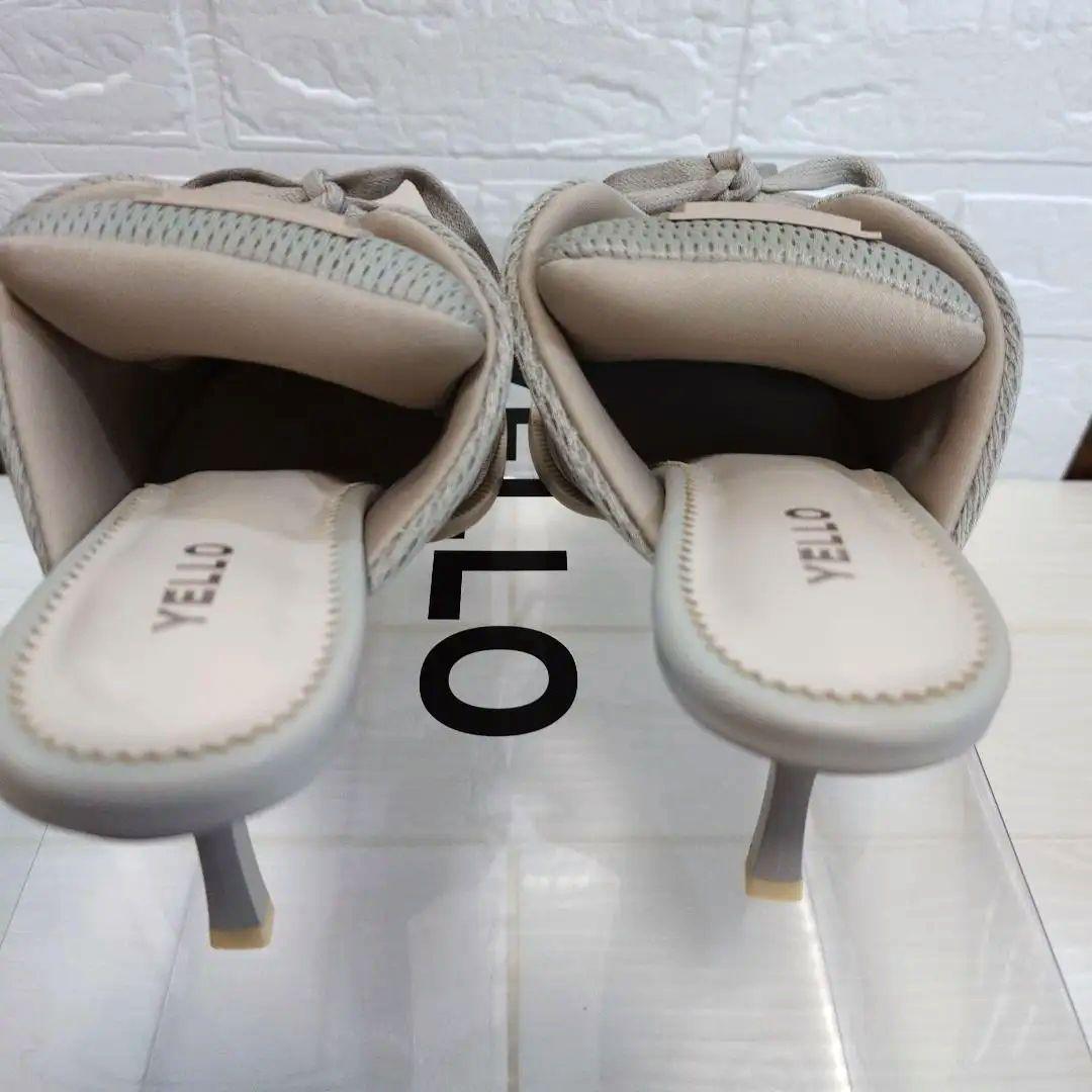 ダンゴ様☆YELLO☆スニーカーミュール ベージュ×グレー