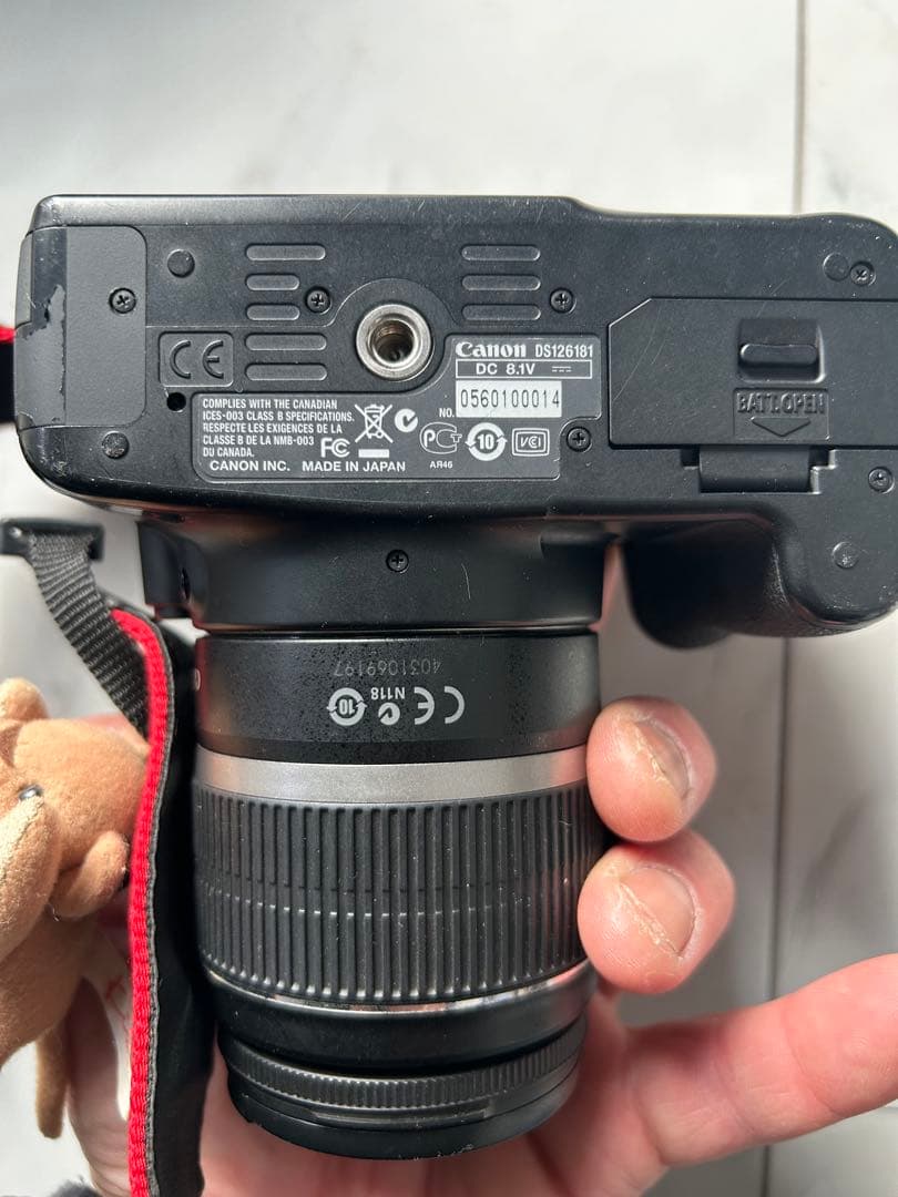 Canon EOS Kiss X2 デジ一眼レフカメラ １５年前当時物ジャンク品