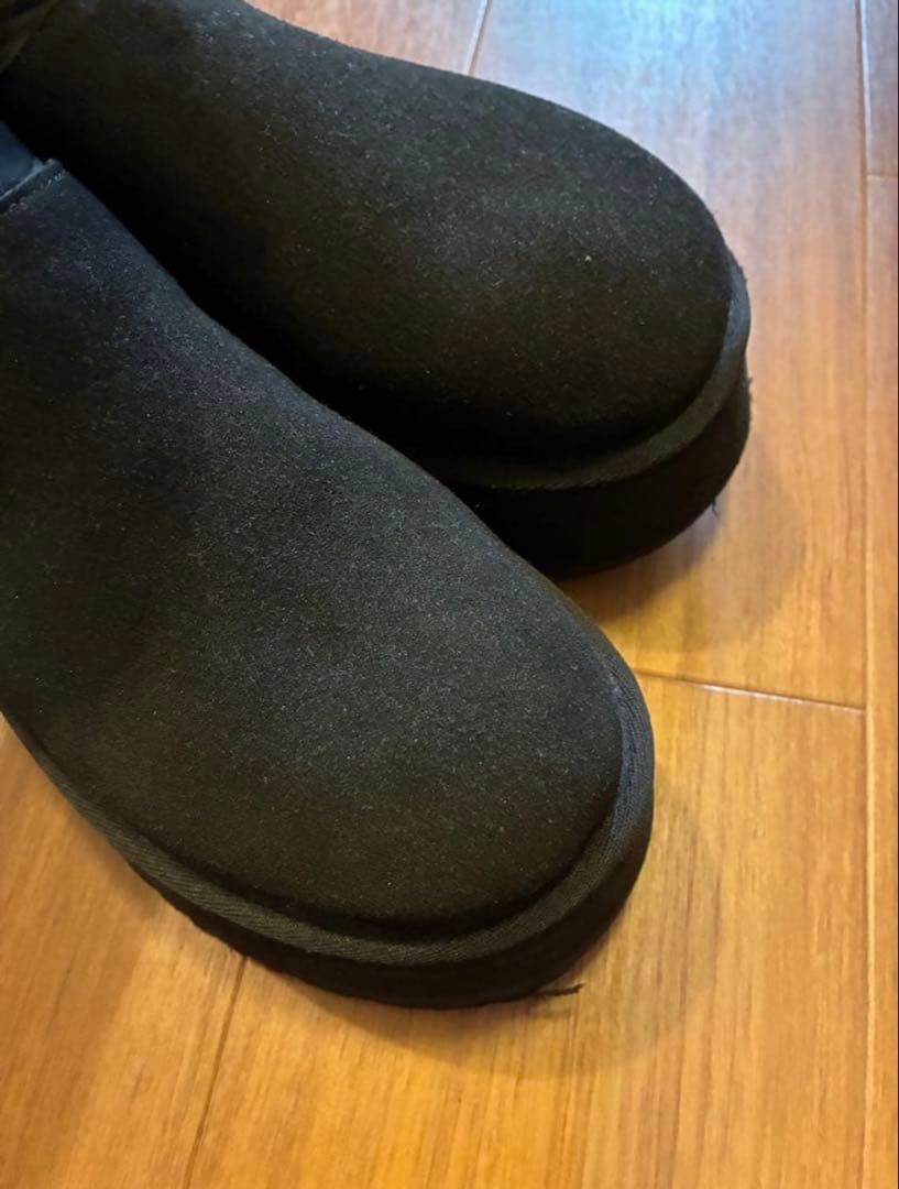 UGG ブラックムートンブーツUGG CLASSIC DIPPE