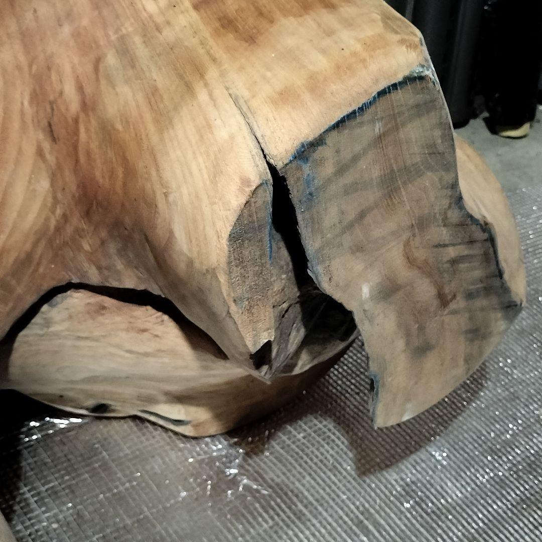 希少な一枚板★佐渡のけやき無垢材ローテーブル