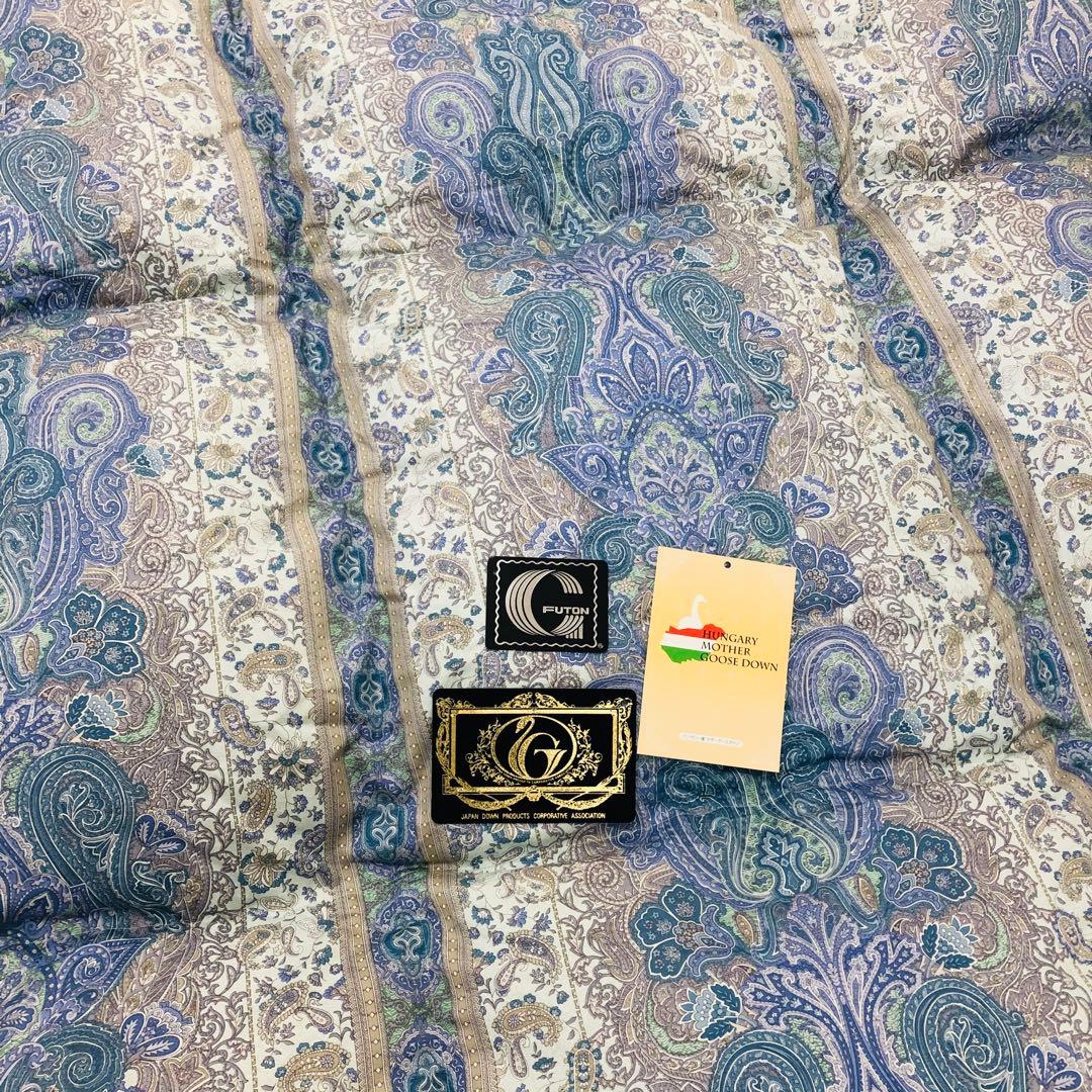 羽毛布団 シングル ハンガリー産ホワイトマザーグース プレミアム sk6492B