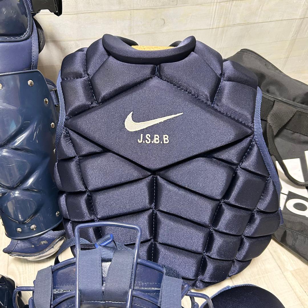 キャッチャー防具セット（軟式用）NIKE・SSK【JSBB規格対応】収納バッグ
