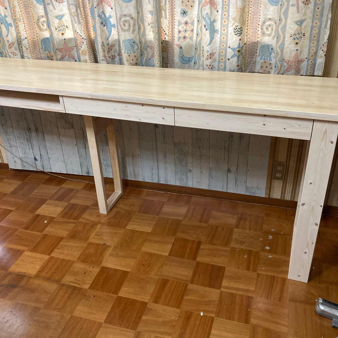 机 テーブル カウンター 幅240cm パイン集成材