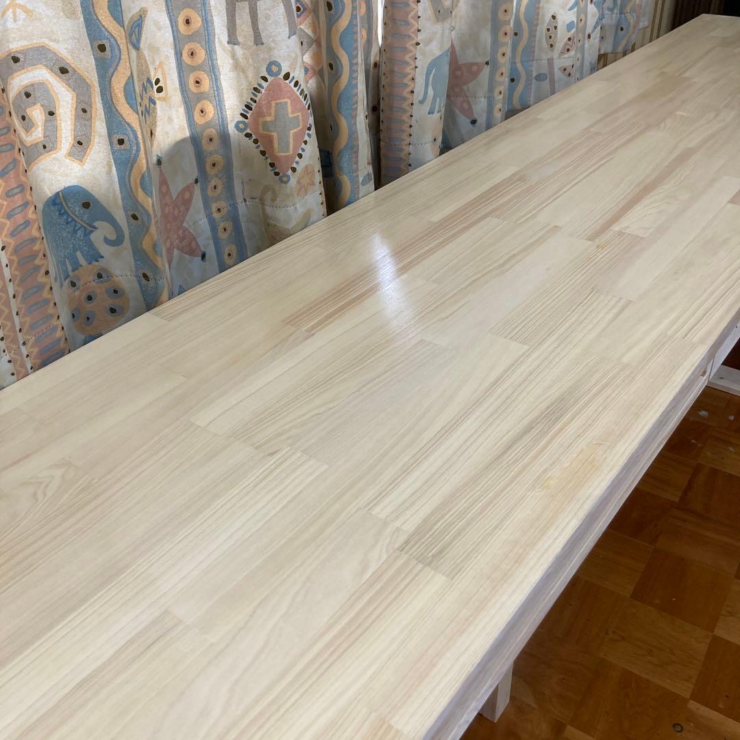 机 テーブル カウンター 幅240cm パイン集成材