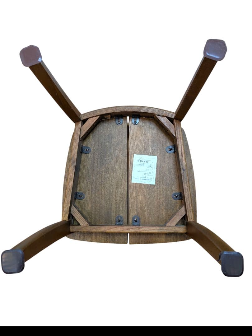 ①浜本工芸 ダイニングチェア ２脚セット DC-20 ヴィンテージ 木製