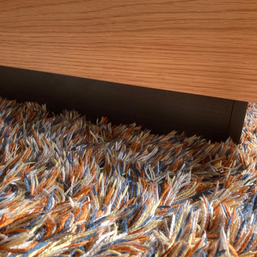 大川家具　正方形リビングテーブル　センターテーブル