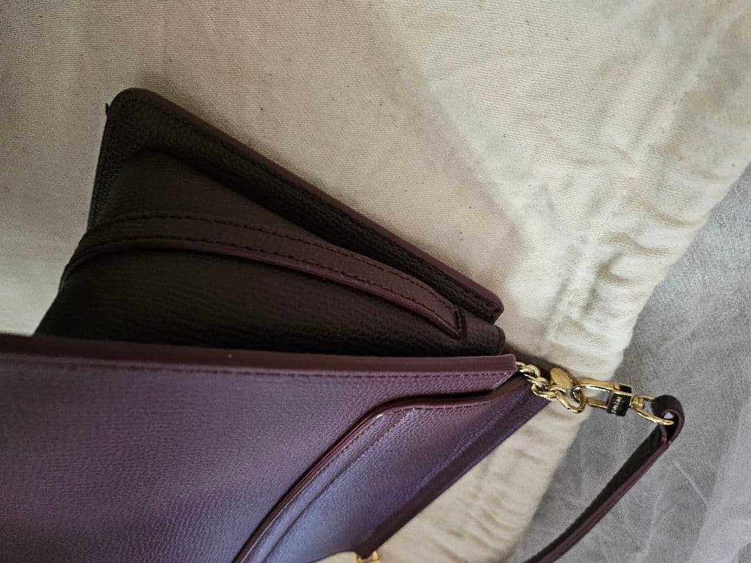 【メルカリ便】POLENE Numero Sept mini バーガンディ