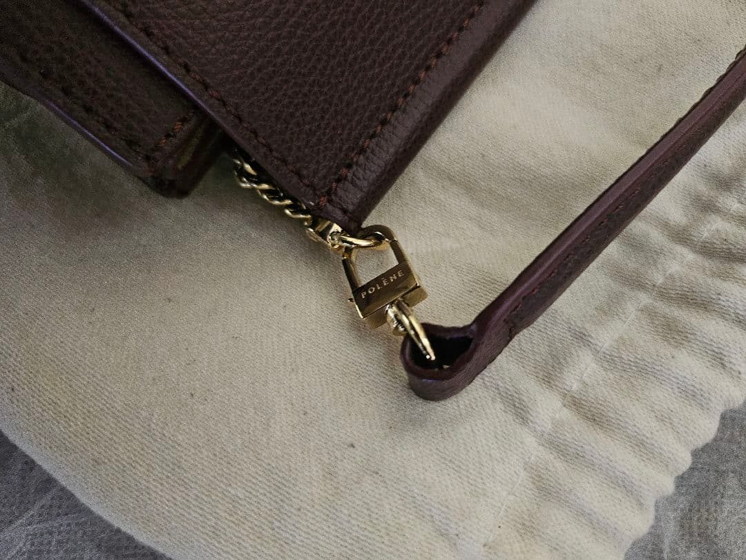 【メルカリ便】POLENE Numero Sept mini バーガンディ