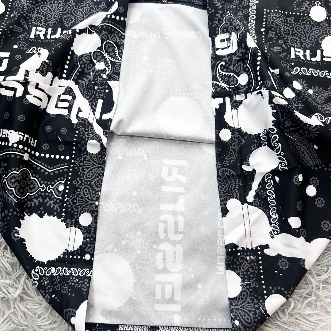 新品　ラッセルノ　セットアップ　ハーフパンツ　ハーフジップシャツ　ブラック　4