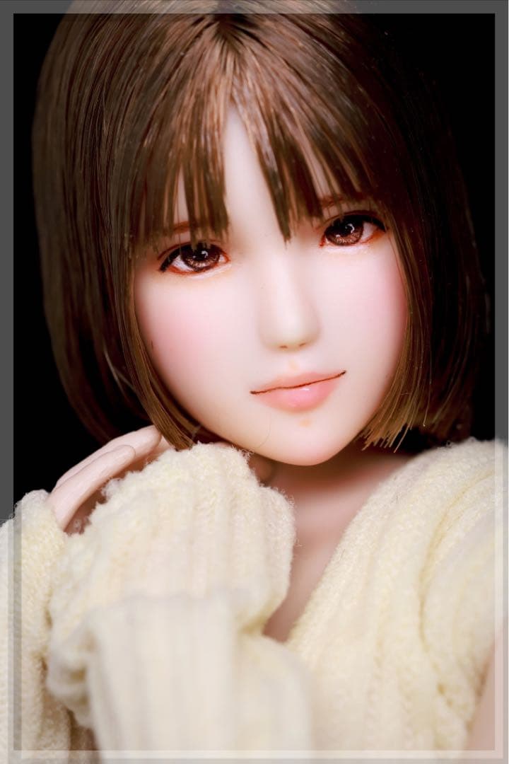 ♪♪ 1/6 　ドール カスタムドールヘッド　1737　束彩(つかさ)　♪♪