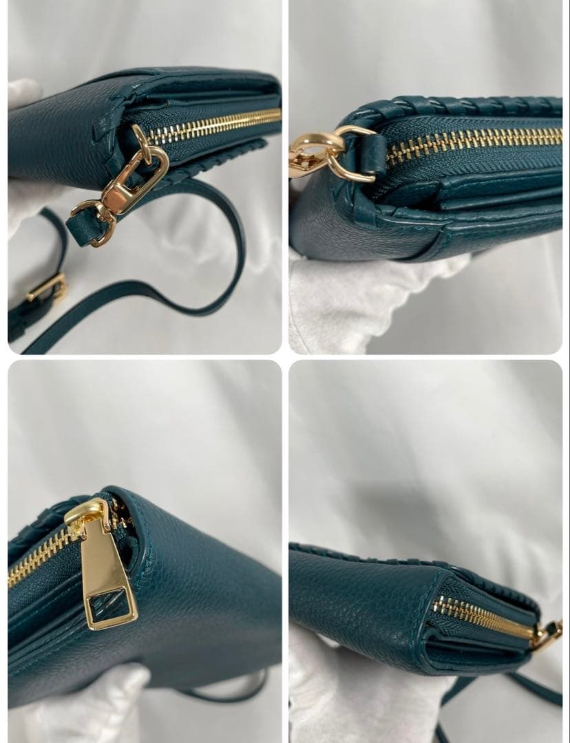 美品 Tory Burch トリーバーチ ショルダーウォレット レザー