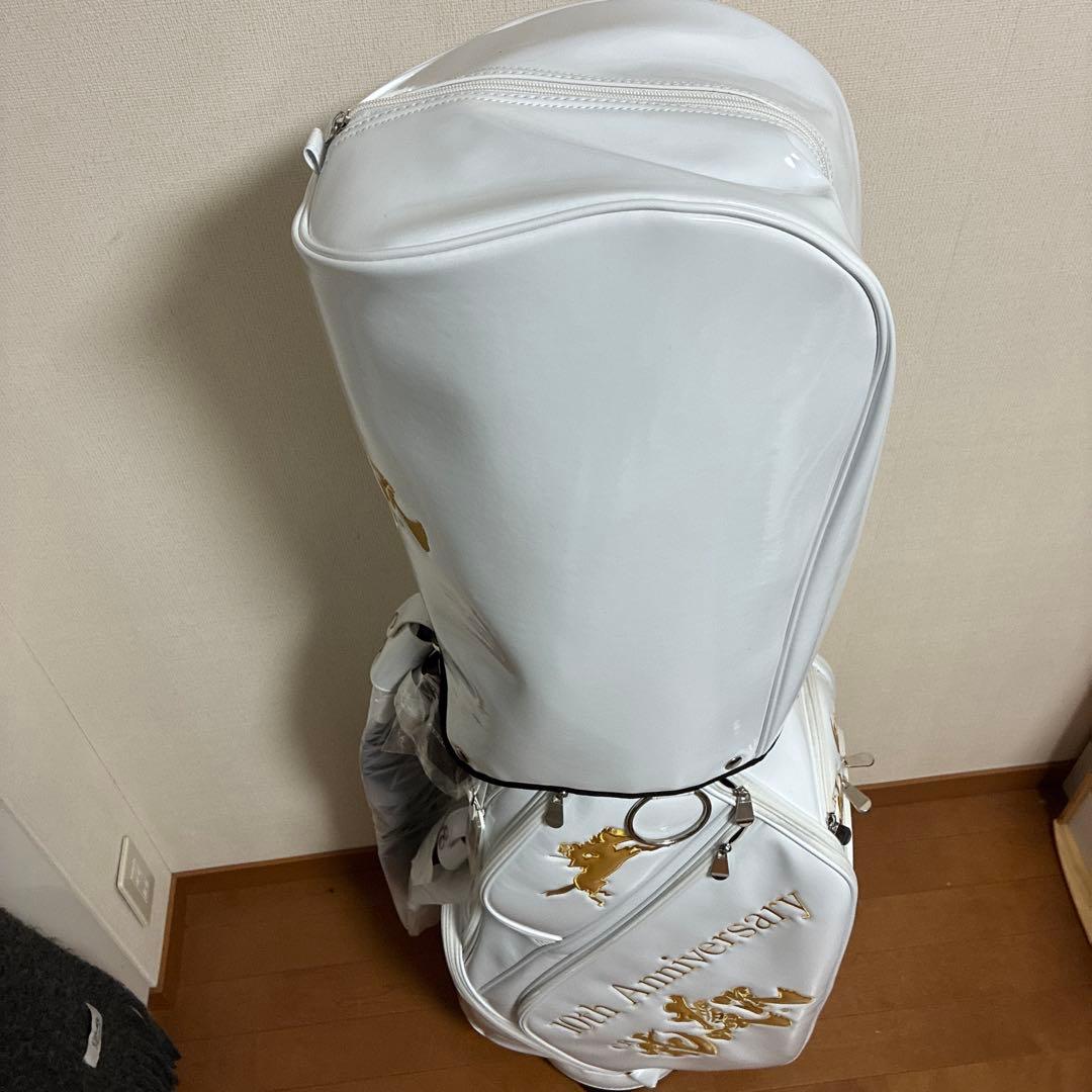 花の慶次 ゴルフ キャディバッグ ホワイト 新品 未使用 非売品