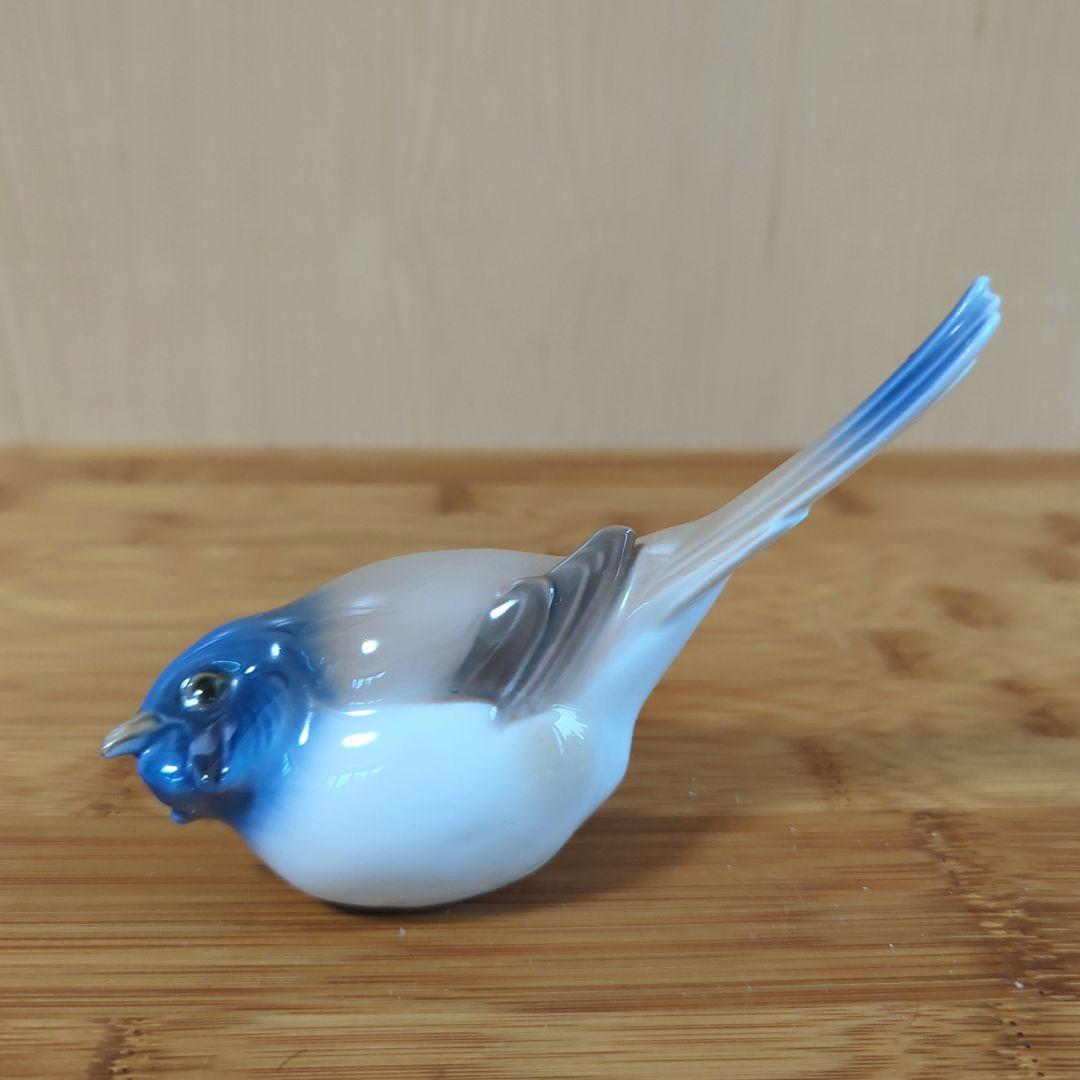 【美品】ロイヤルコペンハーゲン・B&G／青い鳥♪シジュウカラ
