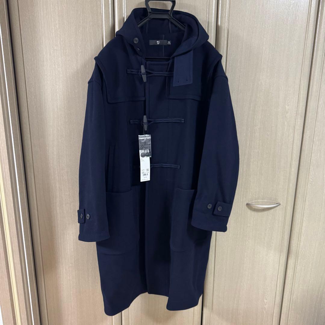 【未使用タグ付】UNIQLO× +J ウールオーバーサイズダッフルコート XXL