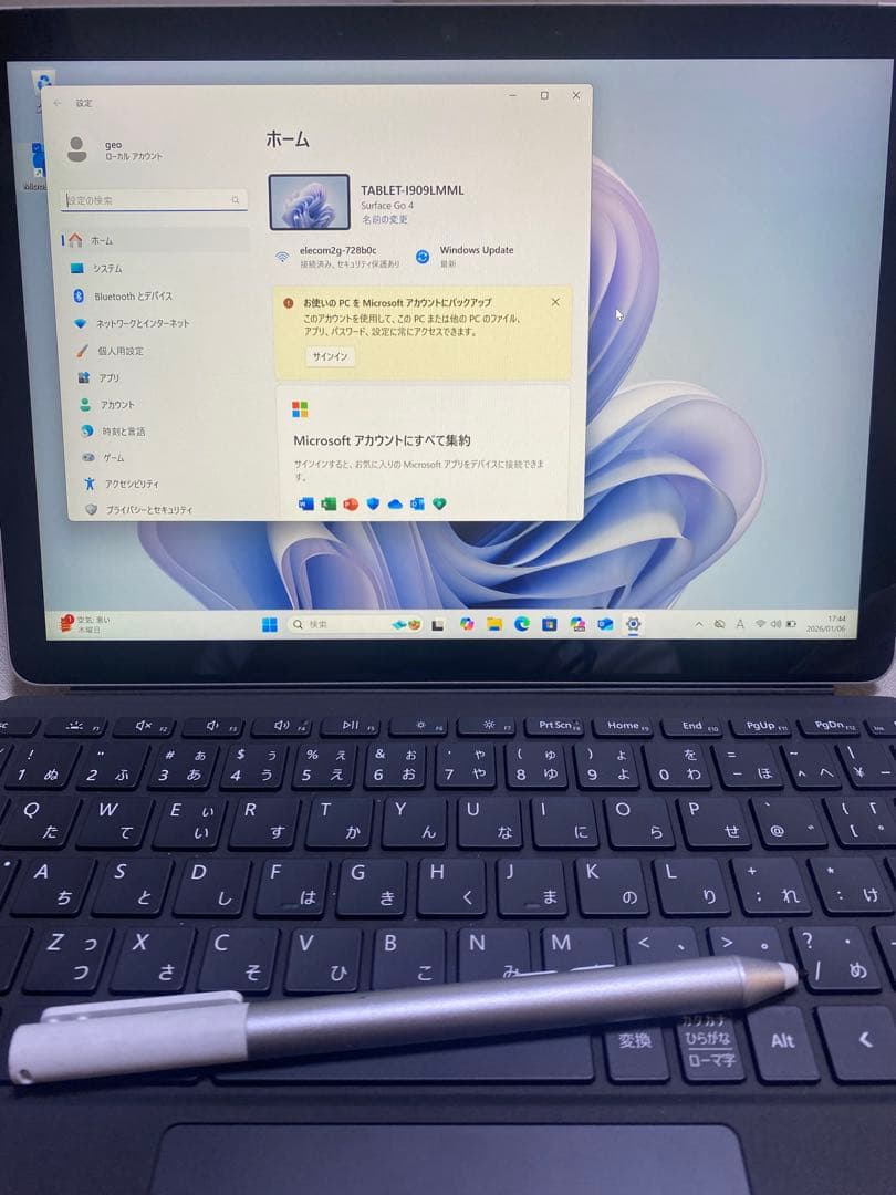 Windowsタブレット本体 Microsoft Surface go 4 64gb