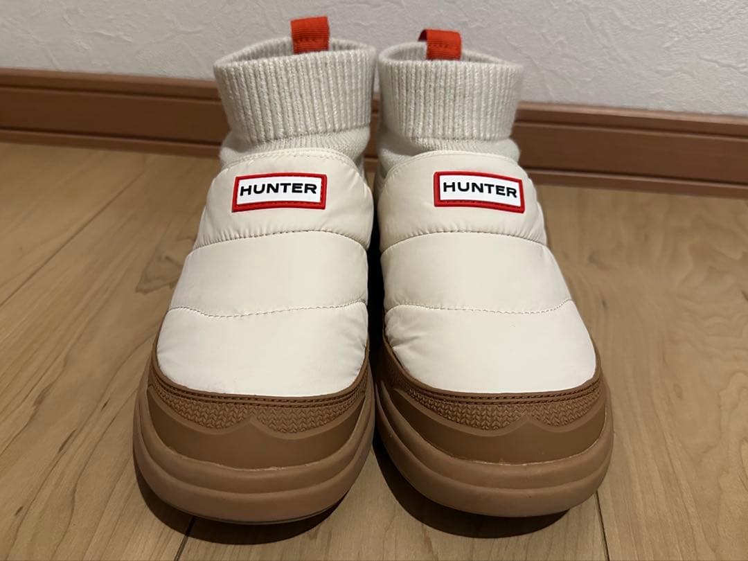 HUNTER/ハンター インアウトパッファーニットブーツ24cm