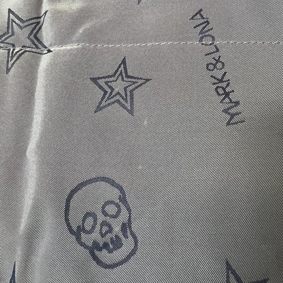 マークアンドロナ レディース ゴルフウェア 中綿 スカート スター柄 グレー S