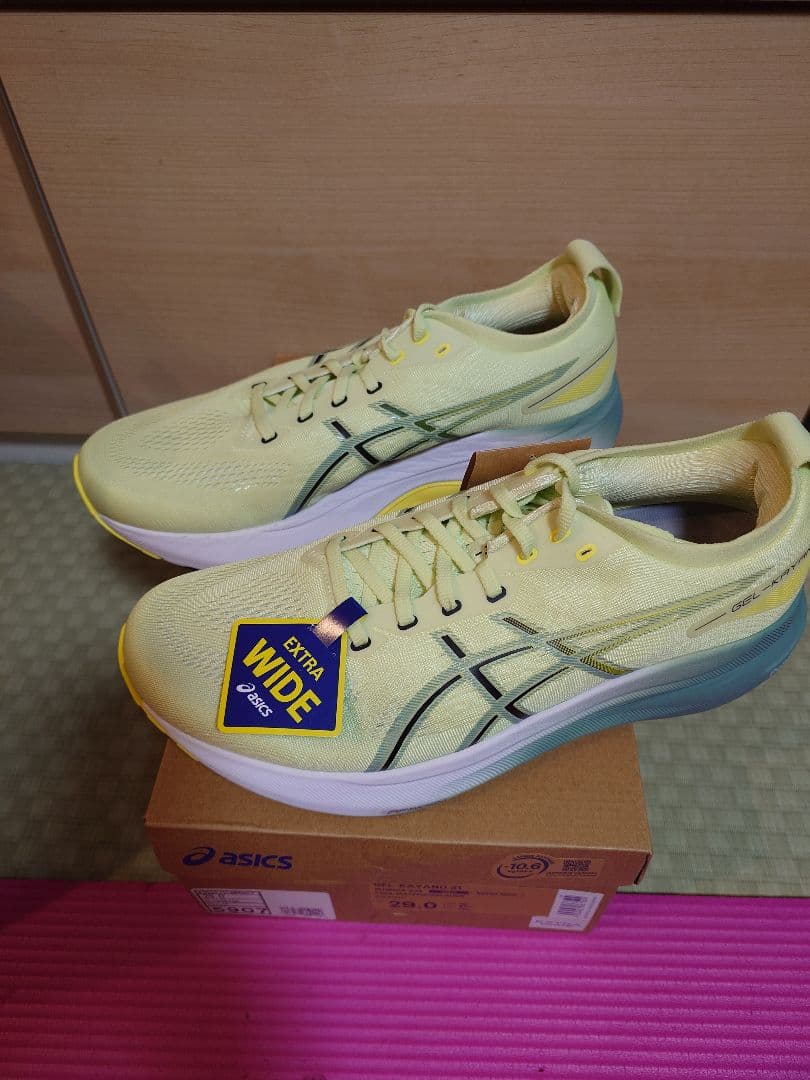 新品 未使用 幅 広 4E 29cm アシックス ゲル カヤノ 31 大きい
